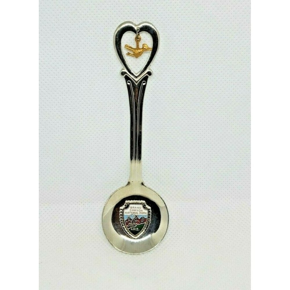Fort U.S.A  Arizona Grand Canyon National Park Embossed Mini Silver Spoon